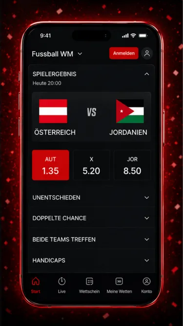 World Cup Bet: Österreich Screenshot